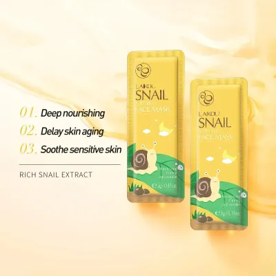 Laikou Snail Night Care Sleeping Mask 5 pcs